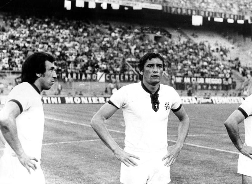 In carriera ha indossato solo tre maglie: Legnano, Cagliari e Nazionale italiana. Eccolo nel 1973 con i sardi